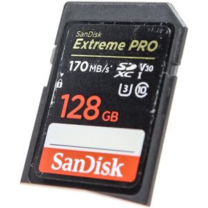 Occasion SanDisk 128Go Extreme Pro 170MB/s SDXC - Carte memoire