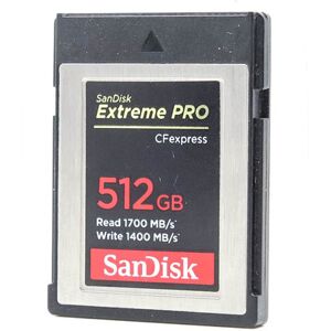 Occasion SanDisk 512Go Extreme PRO CFexpress Type B Carte memoire CF