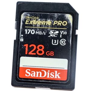 Occasion SanDisk 128Go Extreme Pro 170MB/s SDXC - Carte memoire