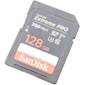 Occasion SanDisk 128Go Extreme Pro 300 MB/s UHS-II SDXC - Carte memoire SD