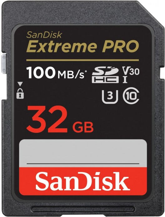 SanDisk Carte SDHC Extreme Pro 32GB UHS-I (100MB/s)