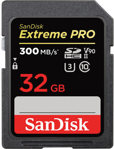 SanDisk Carte SDHC Extreme Pro UHS-II 32GB (300MB/s)