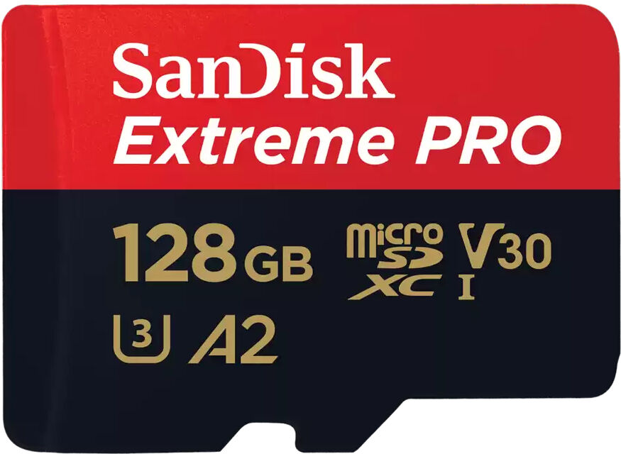 SanDisk Carte Micro SDXC Extreme PRO 128GB (200MB/s) + Adapt