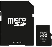 Q-Connect Micro SD Card 64GB, Class 10, KF16128