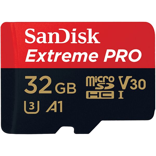 sandisk scheda di memoria  extreme pro a1 32gb