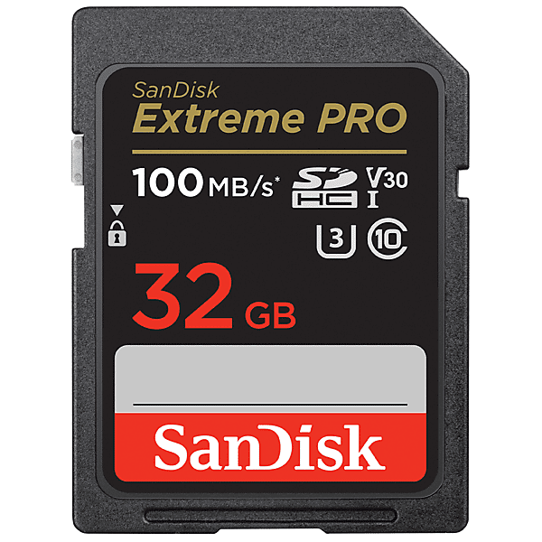 sandisk scheda di memoria  extreme pro v30 u3 32gb