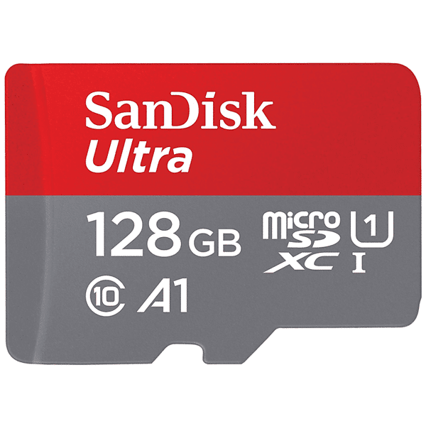 sandisk scheda di memoria  ultra 128gb + adattatore
