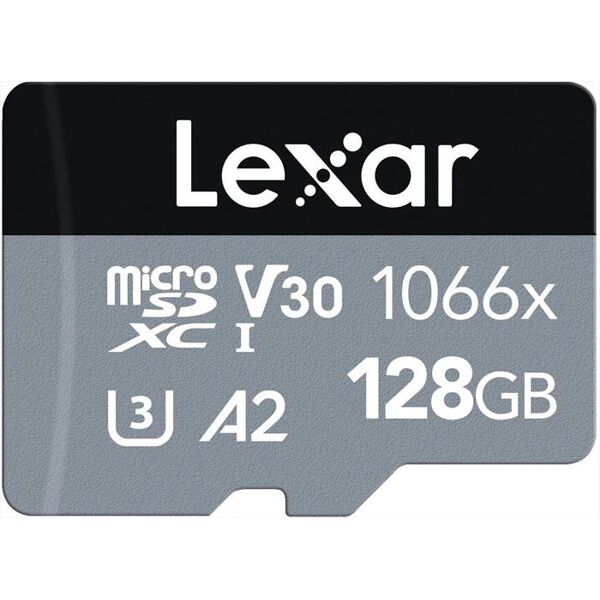 lexar sdmicro 1066x 128gb cl.-black/silver