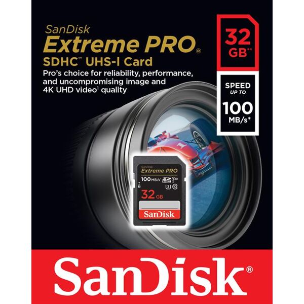 sandisk supporto sd extreme pro v30 u3 32gb