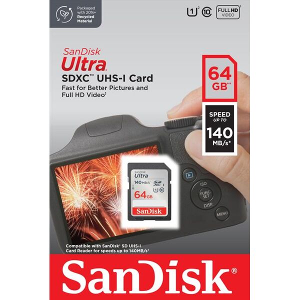 sandisk sd ultra c10 64gb