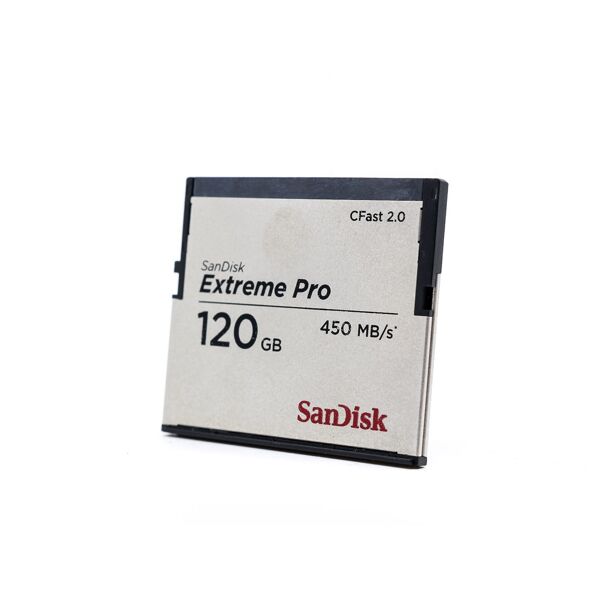 sandisk extreme pro 120gb 450mb/s cfast 2.0 card (condition: excellent)