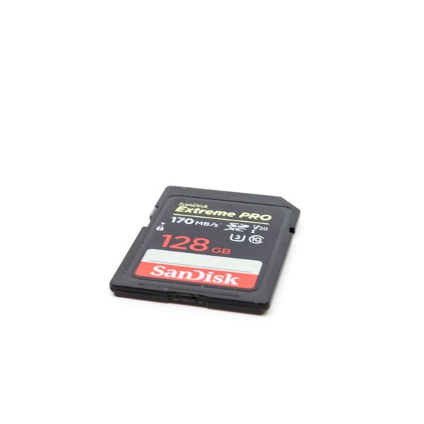 sandisk 128gb extreme pro 170mb/s sdxc card (condition: excellent)