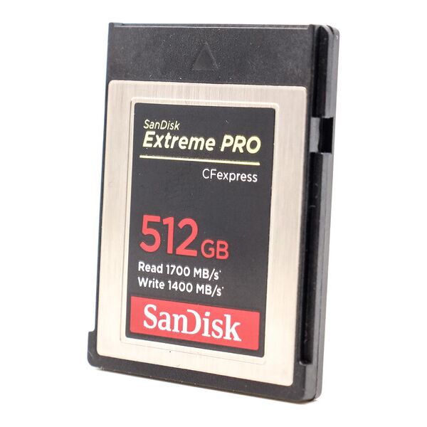 sandisk 512gb extreme pro cfexpress card type b (condition: like new)