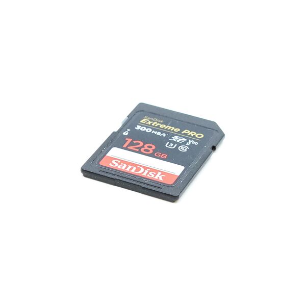 sandisk 128gb extreme pro 300 mb/s uhs-ii sdxc (condition: excellent)