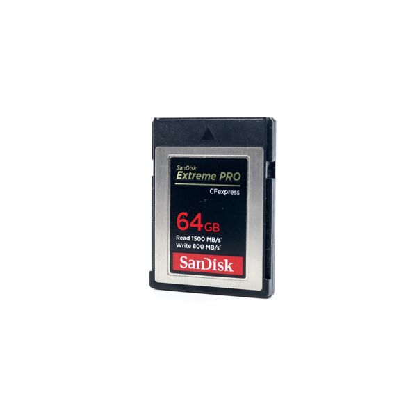sandisk 64gb extreme pro cfexpress card type b (condition: like new)