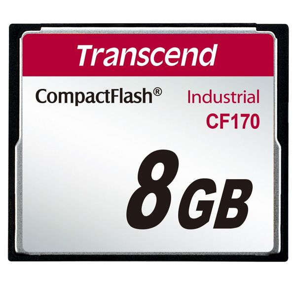 transcend ts8gcf170 scheda di memoria 8 gb compactflash mlc - cf170 ts8gcf170