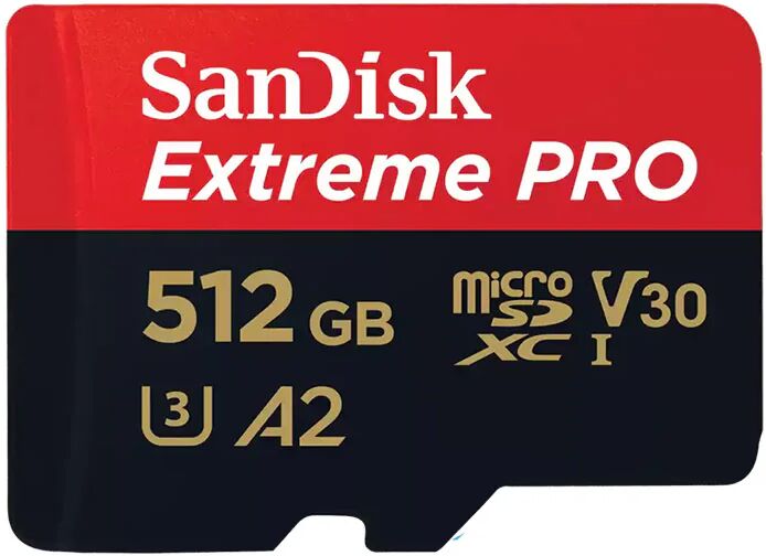 SanDisk Extreme PRO 512 GB MicroSDXC UHS-I Classe 10