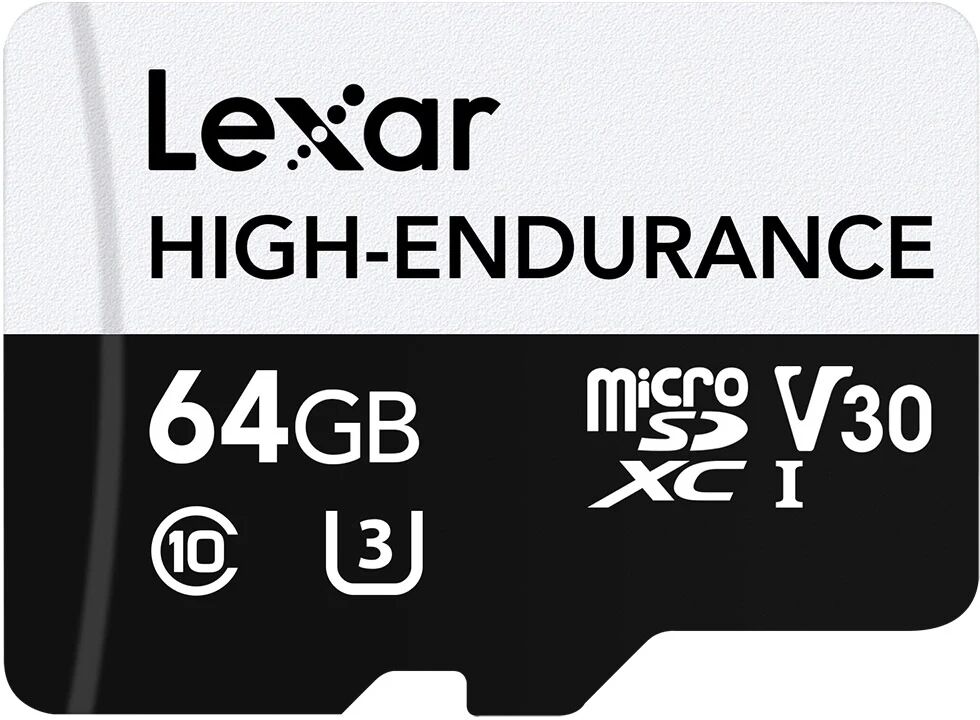 Lexar High-Endurance 64 GB MicroSDXC UHS-I Classe 10