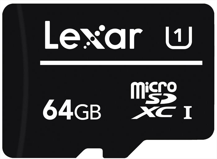 Lexar 64gb Microsdxc Cl 10 No Adapter-black