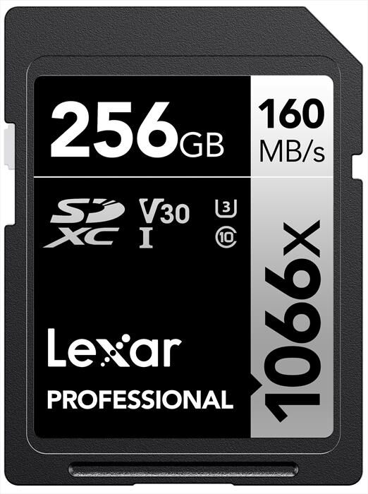 Lexar 256gb Pro 1066x Sdxc Uhs-i V30-black