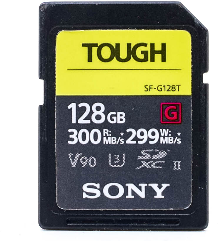 Sony 128GB SF-G Tough SDXC Card (Condition: Excellent)