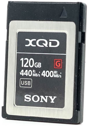 Sony XQD G 120GB 440MB/s Card (Condition: Like New)