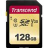 Transcend Premium 500S SDXC-kaart 128 GB Class 10, UHS-I, UHS-Class 3, v30 Video Speed Class