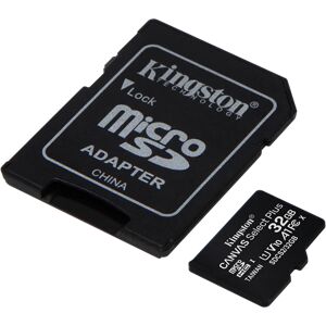 Kingston Canvas Select Plus Microsdhc, 32gb, Class 10 Uhs-I, Incl. Adapter, Black