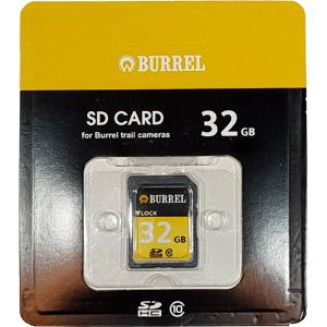 Burrel Memory Card 32GB SDHD Black OneSize, Black