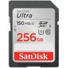 Karta pamięci SANDISK Ultra SDXC 256 GB 150 MB/s C10 UHS-I SDSDUNC-256G-GN6IN