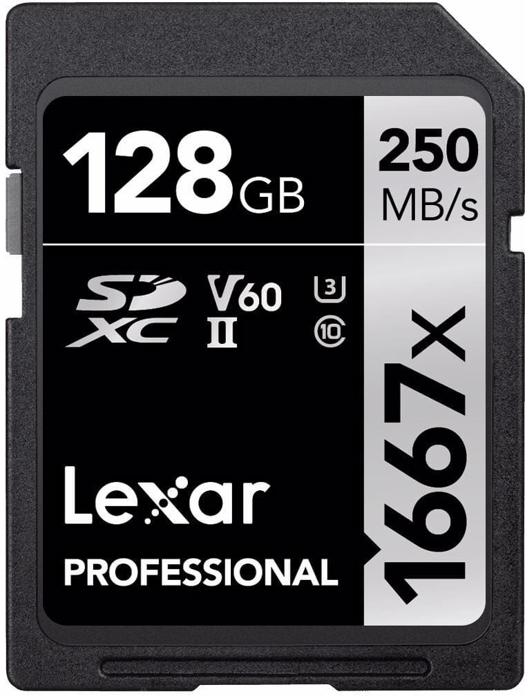 Lexar Karta pamięci Lexar SD 128GB 1667x (250MB/s)