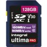 INTEGRAL Cart�o SD 128GB Classe 10 UHS-I V30 A2 R180/W90 MB/