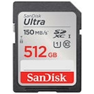 SanDisk Ultra - Flash-minneskort - 512 GB - Class 10 - SDXC UHS-I