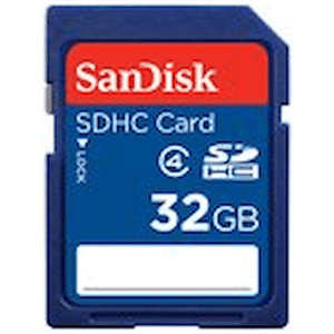 SanDisk Standard - Flash-minneskort - 32 GB - Class 4 - SDHC