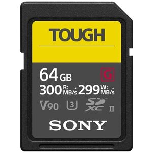 Sony SDXC 64GB UHS-II U3 V90, 300MB/s TOUGH