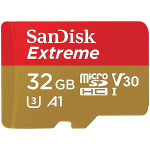 SanDisk MicroSDXC Extreme 32GB 100MB/s A2 C10 V30 UHS-I U3