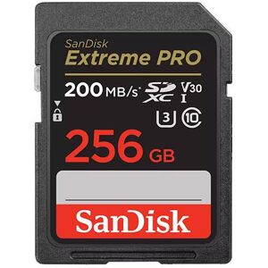 SanDisk Extreme Pro SDXC 256GB 200MB/s Memory Card