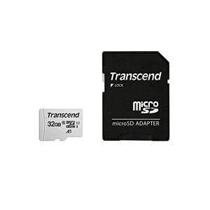Transcend 32GB microSDHC 300S Memory Card with adapter, Class 10, U1, 95MB/s Eco packaging