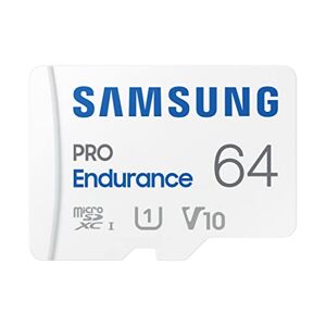 SAMSUNG PRO Endurance 64GB microSDXC UHS-I U1 100MB/s Video Monitoring Memory Card with Adapter (MB-MJ64KA)