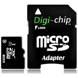 Digi Chip 64GB Micro-SD Memory Card for Xiaomi Redmi Note 8, Note 8 Pro, Xiaomi Mi CC9, Mi CC9e, Redmi 7A, Mi A3 Phones and Smartphones