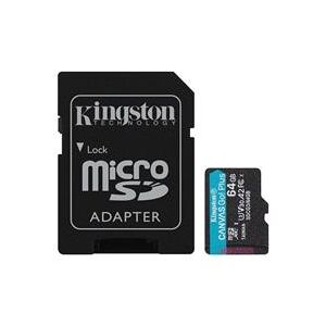 Kingston 64GB microSD CanvasGo Plus Card (SDCG3/64GB)
