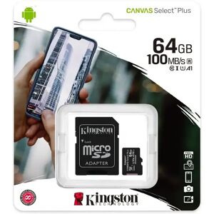 Kingston Technology Canvas Select Plus 64GB microSD Card