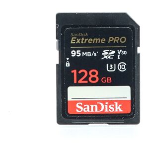 Used SanDisk Extreme PRO 128GB 95 MB/s SDXC Card