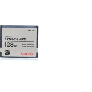 Used SanDisk 128GB Extreme PRO 525MB/s CFast 2.0 Card