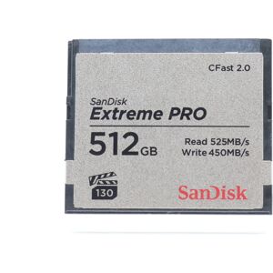 Used SanDisk 512GB Extreme PRO CFast 2.0