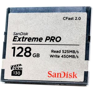 Used SanDisk 128GB Extreme PRO 525MB/s CFast 2.0 Card