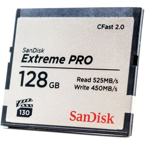 Used SanDisk 128GB Extreme PRO 525MB/s CFast 2.0 Card