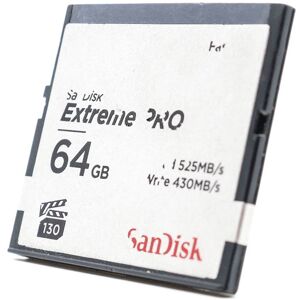 Used SanDisk Extreme PRO 64GB 525MB/s CFast 2.0 Card