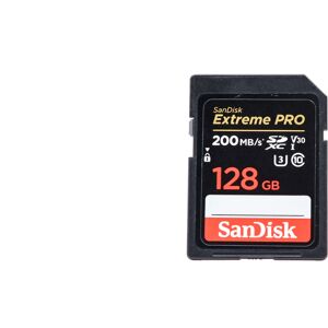 Used SanDisk Extreme PRO 128gb 200MB/s SDXC Card