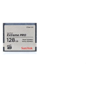 Used SanDisk 128GB Extreme PRO 525MB/s CFast 2.0 Card